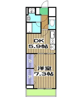SION【106号室】の間取り