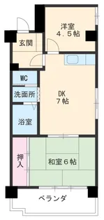 コーポ牛巻【3C号室】の間取り