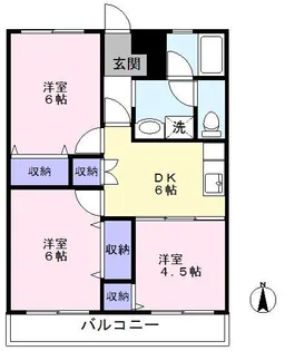 ローヤルハイツ澁谷【2階】の間取り