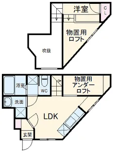 Raffine賑町(ラフィネ賑町)【1階】の間取り