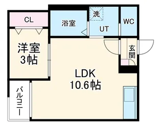 Warren sukemitsuⅠ【3階】の間取り