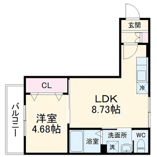 AJ新越谷【2階】の間取り