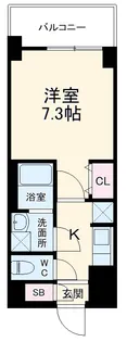 S-RESIDENCE志賀本通North【605号室】の間取り