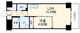 Primal千種stelo【13階】の間取り