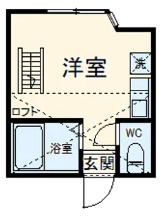 ユナイト根岸ホセカレーラス【2階】の間取り