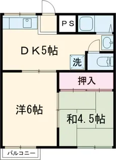 ヒローズハイツⅢ【2階】の間取り
