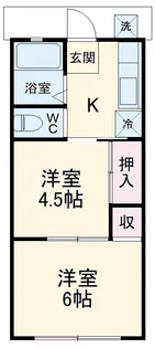 ラ・フォンテ・レジデンス【205号室】の間取り