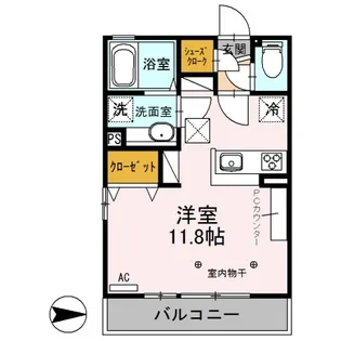 PRESENCE【1階】の間取り