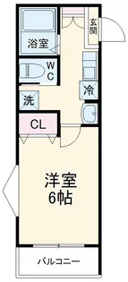 DEINZE南与野【3階】の間取り