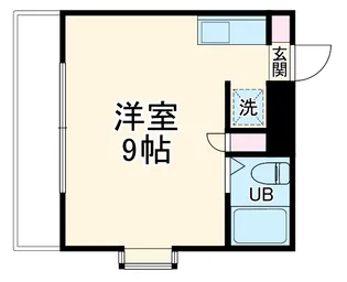 グランドビュー大池【307号室】の間取り