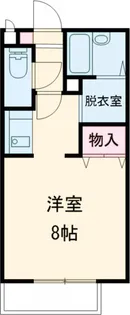 ソレジオ K【2階】の間取り