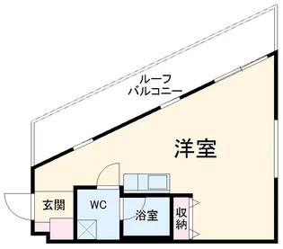 クレアキューブ正木町【4-へ号室】の間取り