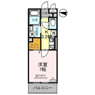 ユートリーX【3階】の間取り