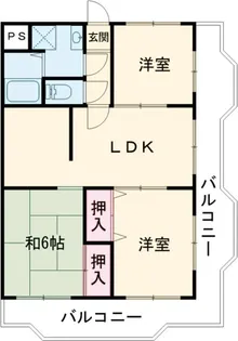 第三吉住友部ビル【2階】の間取り
