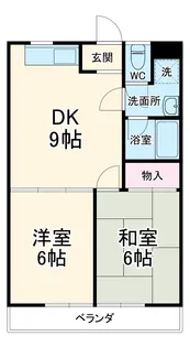マンションいしはら【401号室】の間取り