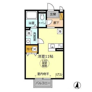 Dearcourt【1階】の間取り