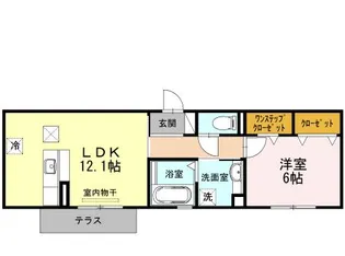 アルト8【1階】の間取り