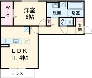 アルト8【103号室】の間取り