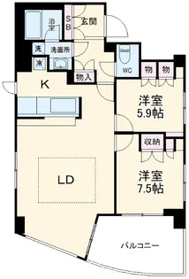 TheCenturyMiyazakidai【3階】の間取り