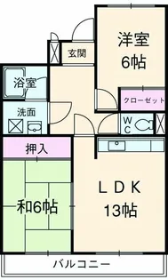 グレース用賀【4階】の間取り