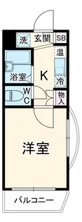 PLENDY稲田堤01【2階】の間取り