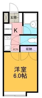 メゾンエスポア【1階】の間取り