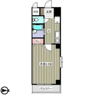 BLOIS アムール【4階】の間取り