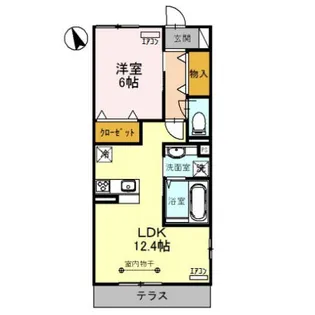 ノワイエⅡ【203号室】の間取り
