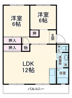 杉山コーポC棟【4階】の間取り