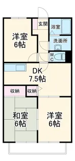 ビラージュYS B【2階】の間取り