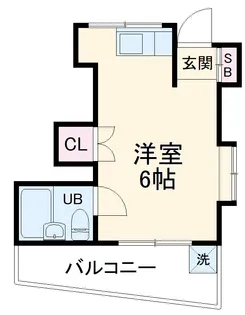 コーポサガノ【1階】の間取り