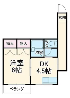 ウエストビレッジ91【102号室】の間取り
