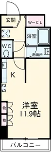 クリサスレジデンス枇杷島【4階】の間取り