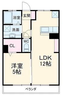 ハイリビングK【3階】の間取り