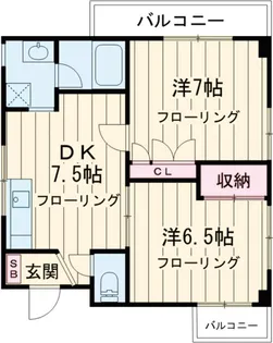 ハイツサカウエ【3階】の間取り