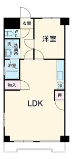 エイコウビル【2B号室】の間取り