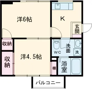 ラ・メゾン国分【2階】の間取り