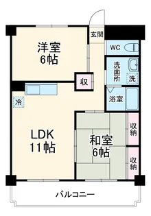 グランディア11【3階】の間取り