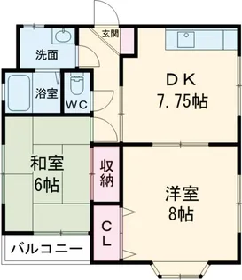 エクセル【2階】の間取り