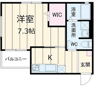 ルーチェマーレ【103号室】の間取り