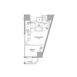 ザ・パークハビオ南大井【5階】の間取り