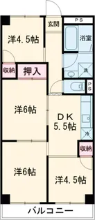 友愛コーポ【312号室】の間取り