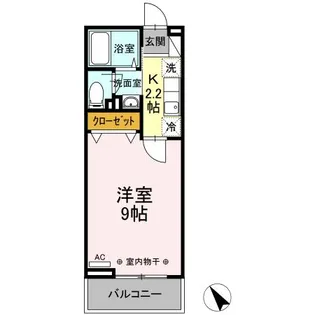 レジデンス甲州街道 Ⅰ【3階】の間取り