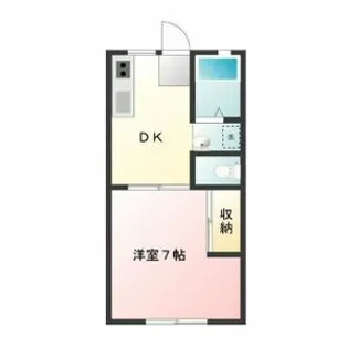 メゾン・ド・はくれん【101号室】の間取り