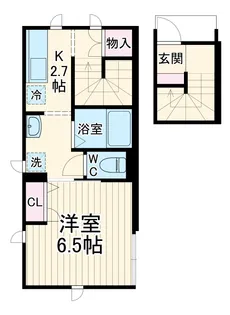Mカーザ【2階】の間取り