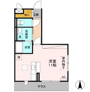 Frente【101号室】の間取り