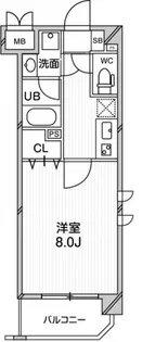 アーバンフラッツ八王子みなみ野【5階】の間取り