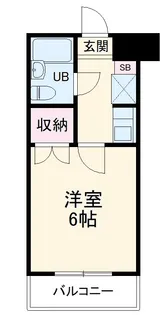 サンノーブル勝田台【1階】の間取り