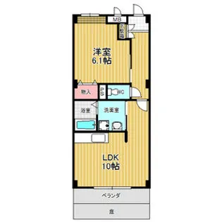 レザン ブライド【1階】の間取り
