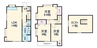 立石ハイツ【1階】の間取り